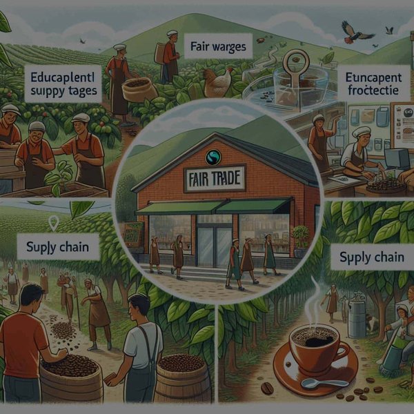 Quelles pratiques de commerce équitable les entreprises de café peuvent-elles adopter pour améliorer leur image de marque ?